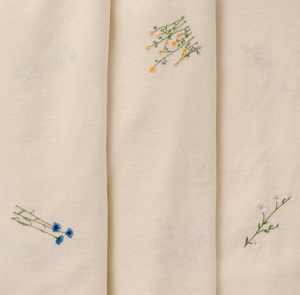 Tischdecke blumig creme – Bild 2