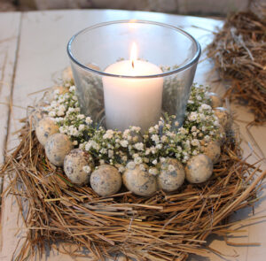 DIY Dekoset - Windlicht mit Wachteleiern – Bild 6