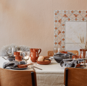 Tischdecke, Tischtuch, leinen - beige – Bild 14