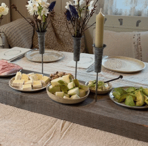 Tischdecke, Tischtuch, leinen - beige – Bild 7