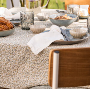 Tischdecke, Tischtuch Eve blumig natur – Bild 2