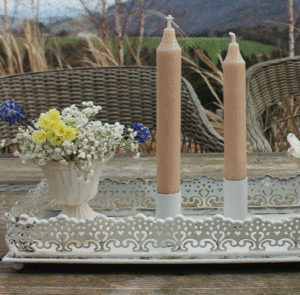 Teller antique creme lang – Bild 13