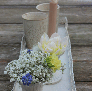 Teller antique creme lang – Bild 18