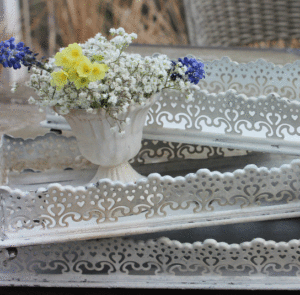 Teller antique creme lang – Bild 11