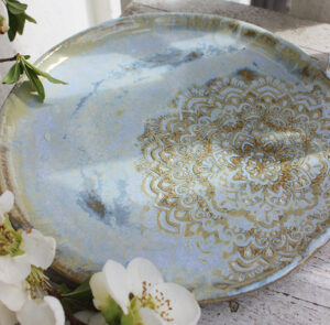 Teller Dani Blume Himmel - 19 cm – Bild 6