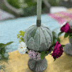 DIY Set - Lavendel-, Wollziestkugel mit Juna antique grau