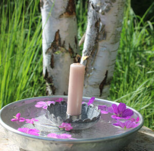 Schale Flora silber – Bild 6