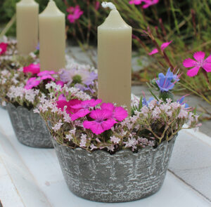 DIY - Dekoset - Schale Ylvie grau inkl. Magnet & Kerze – Bild 19