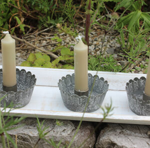 DIY - Dekoset - Schale Ylvie grau inkl. Magnet & Kerze – Bild 10