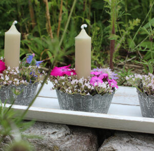 DIY - Dekoset - Schale Ylvie grau inkl. Magnet & Kerze – Bild 17