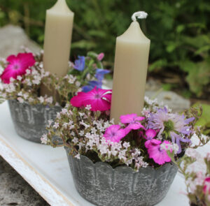 DIY - Dekoset - Schale Ylvie grau inkl. Magnet & Kerze – Bild 16