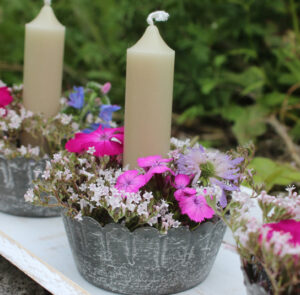 DIY - Dekoset - Schale Ylvie grau inkl. Magnet & Kerze – Bild 15