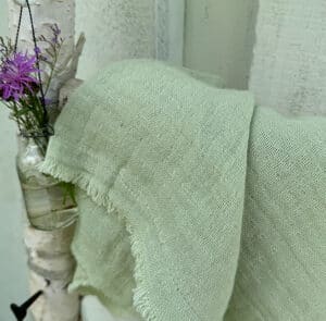 Stoffserviette Musselin mint – Bild 7