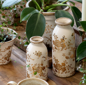 Vase Melun Gold Antique - 2 Größen – Bild 7