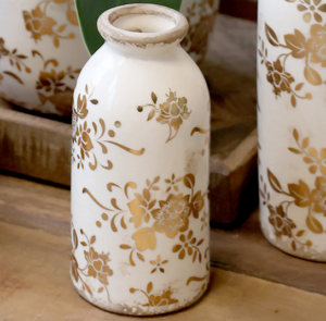 Vase Melun Gold Antique - 2 Größen – Bild 5