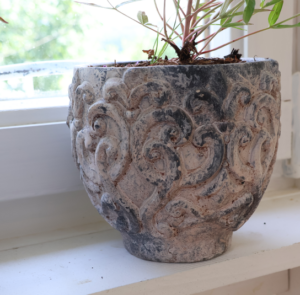 Übertopf, Topf Malvina antique creme/rose – Bild 2