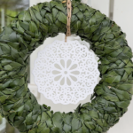 Ornament Flower weiß