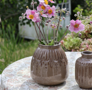 Vase Lea herbstbraun - 2 Größen – Bild 5