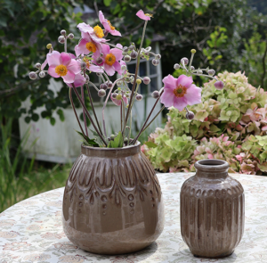 Vase Lea herbstbraun - 2 Größen – Bild 7