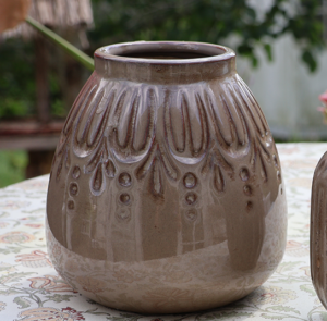 Vase Lea herbstbraun - 2 Größen – Bild 9