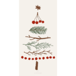 Serviette Weihnachtsbaum Natur
