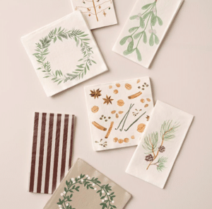 Serviette Mistelzweig – Bild 4