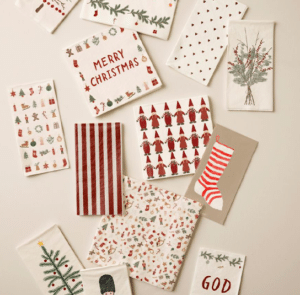 Serviette Weihnachtsstrauß – Bild 2