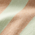 Geschirrtuch Linus mint, orange gestreift