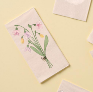 Serviette Frühlingsglöckchen – Bild 2