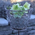 Gartenstab, Korb am Stab Romantik