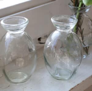 Glasvase Mini bauchig – Bild 2