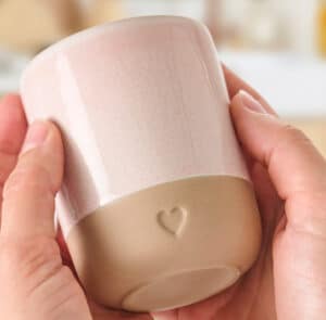 Tasse, Häferl Herz rosa