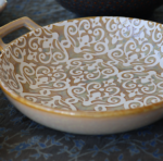 Auflaufform/Schale Mediterran rund blau-braun – Bild 6