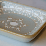 Schale Mediterran blau eckig – Bild 3