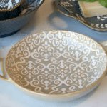 Auflaufform/Schale Mediterran rund blau-braun