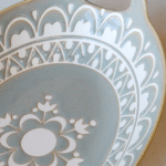 Auflaufform/Schale Mediterran oval blau