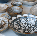 Schüssel Mediterran Blau Groß – Bild 4