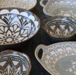 Schale Mediterran blau eckig – Bild 9