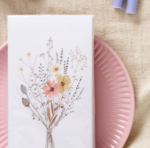 Serviette Blumenstrauß lieblich – Bild 2