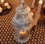 Laterne Nora creme-braun gesprenkelt – Bild 12