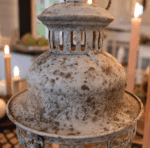 Laterne Nora creme-braun gesprenkelt – Bild 9