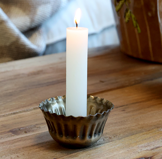 KerzenstaenderRillen Kerzenständer mit Rillen – Bild 1